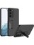 - Samsung Galaxy S23 - Kılıf Koruyucu Sert Standlı Ays Kapak - Siyah - T25808 1