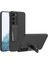 - Samsung Galaxy S23 - Kılıf Koruyucu Kıpta Standlı Kapak - Siyah Karbon - T26168 1