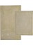 Ekose Desen Pamuklu Klozet Takımı Banyo Paspası Seti 60X100 + 50X60 Bej 3