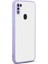 - Samsung Galaxy A11 - Kılıf Arkası Buzlu Renkli Düğmeli Hux Kapak - Lila - T14537 1