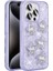 - Apple iPhone 15 Pro Max - Kılıf Airbagli Simli Arka Yüzey Işıltı Silikon Kapak - Lila - T31799 1