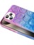 - Apple iPhone 15 Pro - Kılıf Simli 3D Desenli Hacar Kapak - Pembe-Mor 5