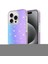 - Apple iPhone 15 Pro - Kılıf Parlak Renk Geçişli Velle Kapak - Mor 1