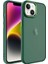 noktaks - Apple iPhone 14 Plus - Kılıf Buzlu Sert PC May Kapak - Koyu Yeşil - T25162 1