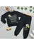 Erkek Çocuk Kışlık Pamuklu 3 Iplik Şardonlu Sweatshirt Eşofman Alt-Üst Takım 1