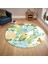 3D Baskılı Yuvarlak Halı 1