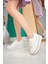 Snicker 02960 Taşlı Kadın Gizli Topuklu Spor Ayakkabı 3