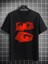 Red Eye Baskılı Oversize T-Shirt 1