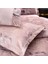 Freza Saten Nevresim Takımı King Size , .pembe 2