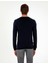 Pierre Cardin Erkek Lacivert Slim Fit Bisiklet Yaka Basic Triko Kazak 50296621-VR033 5