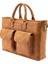 Isminize Özel Harf Unisex Evrak / Laptop Çantası - Camel 5
