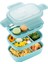 Isıtmalı Üç Bölmeli Bento Box Yetişkin Öğle Yemeği Kutusu (Yurt Dışından) 2
