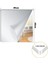Sunup SN-24978 40X40CM Kendinden Yapışkanlı Esnek Pvc Duvar Aynası Panel Sticker Çıkartma 2