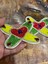 2 Adet Boncuk Işleme Apolet Arma Set Aplike Dikiş Aksesuarı 9x7 cm 3