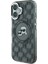 iPhone 16 Kılıf Lisanslı Magsafe Özellikli Iml Baskılı Metal Monogram Kc Heads Siyah 2