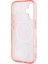 iPhone 16 Kılıf Guess Lisanslı Magsafe Özellikli Iml Baskılı Yazı Logolu Flower Tonal Circle Pembe 3