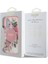 iPhone 16 Kılıf Guess Lisanslı Magsafe Özellikli Iml Baskılı Yazı Logolu Flower Tonal Circle Pembe 4