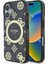 iPhone 16 Plus Kılıf Lisanslı Magsafe Özellikli 4g Desenli Iml Yazı Logolu Peony Siyah 1