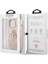iPhone 13 Pro Max Kılıf Guess Orjinal Lisanslı Pu Deri 4g Desen Metal Büyük 4g ve Yazı Logolu Pembe 5