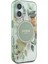 iPhone 16 Plus Kılıf Lisanslı Magsafe Özellikli Iml Baskı Yazı Logo Flower Tonal Circle Yeşil 3