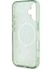iPhone 16 Plus Kılıf Lisanslı Magsafe Özellikli Iml Baskı Yazı Logo Flower Tonal Circle Yeşil 4