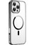 iPhone 16 Pro Max Kılıf Wiwu MCC-101 Ishield Pro Serisi Magsafe Şarj Özellikli Crystal Sert Pc Siyah 1