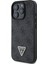 iPhone 16 Pro Max Kılıf Guess Lisanslı Magsafe Özellikli Pu Deri 4g Desenli Taşlı Üçgen Logolu Siyah 2