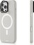 iPhone 16 Pro Max Kılıf Kamera Standlı Magsafe Şarj Özellikli Youngkit Bitty Cream Kapak Gri 1