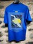 men North Face Lacivert Baskılı Oversize T-Shirt 2