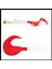 Yumy 9.5 cm Kırmızı-Beyaz Silikon Kurt 1