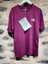 men North Face Baskılı Oversize T-Shirt - Mor 1