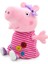 Yeni Çizgili Giysiler Peppa Pig Çocuk Peluş Oyuncak Bebek (Yurt Dışından) 1