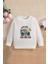 Trend Premium Surfing Life Arazi Arabası Baskılı Oversize Kapüşonlu Çocuk Sweatshirt 13795 1
