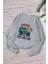 Trend Premium Surfing Life Arazi Arabası Baskılı Oversize Kapüşonlu Çocuk Sweatshirt 13795 1