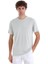 Gri Regular Fit Düz Bisiklet Yaka Triko Tişört 1