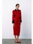 Kontrast Kısa Tüvit Ceket - Kırmızı 4