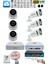 Ip Güvenlik Kamera Seti - 3 İç Mekan Ip Kamera 3 Dış Mekan Ip Kamera 1 Tb H.d.d 9 Kanal Nvr Gece Görüş Uzaktan İzleme Hareket Tabiki İnsan Tespi 2