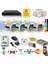 4 Kameralı Set - Insan Yüz Araç Tanımalı Hareket Algılayan Gece Renkli Gösteren 5 Mp Sony Lensli 4 Warm Ledli 1080P Fullhd Güvenlik Kamerası Seti 784W 1