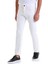 Beyaz Regular Fit Düz 5 Cep Pamuklu Kot Pantolon 3