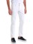 Beyaz Regular Fit Düz 5 Cep Pamuklu Kot Pantolon 4