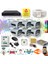 6 Kameralı Set - Insan Yüz Araç Tanımalı Hareket Algılayan Gece Renkli Gösteren 5 Mp Sony Lensli 4 Warm Ledli 1080P Fullhd Güvenlik Kamerası Seti 784W 1