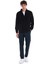 Siyah Regular Fit Tam Fermuarlı Polar Sweatshirt 2