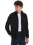 Siyah Regular Fit Tam Fermuarlı Polar Sweatshirt 5