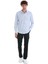 Mavi Slim Fit Düz Slim Yaka Pamuklu Uzun Kollu Spor Gömlek 2