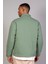 Erkek Mint Yeşili Içi Hafif Kapitone Oversize Kot Ceket 3