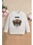 Tarz Premium Motorcu Kedicik Baskılı Oversize Kapüşonlu Çocuk Sweatshirt 14535 1