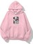 The Champ Clothing Kapüşonlu Içi Polar Kemal Atatürk 10 Kasım Baskılı Pembe  Hoodie Sweatshirt 1