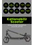 Ön ve Arka Süspansiyonlu Çift Şürüş Modlu Katlanabilir Elektrikli Scooter 2