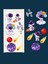 Astronot - Uzay- Gezegen - Kapı Duvar Çocuk Odası Sticker - 8 Li Set 1