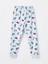 Bisiklet Yaka Baskılı Erkek Bebek Pijama Takımı 2'li 5